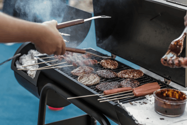 grill with extra features